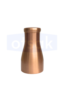 OTSAK กระติกน้ำทองแดงแบบเรียบ พรีเมียม เป็นมิตรกับสิ่งแวดล้อม ดีไซน์หรูหราทันสมัย ฝาปิดแบบด้าน พกพาสะดวก สำหรับสำนักงานและบ้าน ความจุ 1000 มล. - Product Image 5