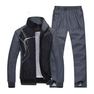 Ensemble de survêtement d'hiver imprimé à capuche SELF INDUSTRY, deux pièces, style streetwear, pour le jogging, 100 % coton, respirant et léger - Product Image 3