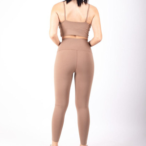 Conjunto de Ropa Deportiva para Yoga al por Mayor, Conjuntos de Fitness para Gimnasio, Ropa de Entrenamiento, Pantalones Largos para Correr y Sujetador Deportivo - Product Image 4