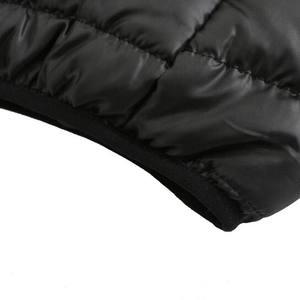 Veste matelassée d'hiver à capuche personnalisée avec logo, en polyester/nylon, pour homme, fermeture éclair, col montant, respirante, chaude, pour l'extérieur, grande taille - Product Image 3