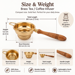 Brass <b>Tea</b> Strainer Mesh Resting <b>Pot</b> Excellent quality Brass <b>Tea</b> Stainer Metal <b>Tea</b> <b>Infuser</b> Cheap price - Product Image 5