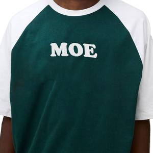 Camiseta de Hombre de Corte Cuadrado con Mangas Raglán, Dos Tonos en Contraste, Algodón de Alta Calidad, Logotipo Personalizado, Fabricación OEM para Marcas de Marca Privada - Product Image 3