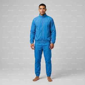 Survêtement coupe-vent en nylon personnalisé pour hommes, coupe-vent unisexe pour hommes - Product Image 1