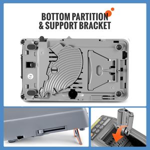 Macchina Automatica Elettrica per Taglio Nastro Adesivo 6-60mm con Dispenser e Macchina per Imballaggio - Product Image 6