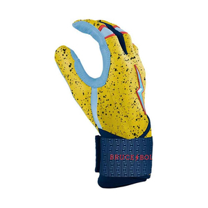 Guantes de Bateo de Béisbol para Adultos, Nuevo Diseño, Logotipo Personalizado, Cierre de Velcro Unisex, Ligeros, 100% Cuero, Gran Venta - Product Image 4