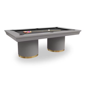 Mesa de Billar Multifuncional con Tablero de Comedor, Marco Recubierto de Cuero y Patas de Gamuza, Mesa de Billar de Lujo - Product Image 3