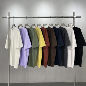 Camiseta de 220g con Logotipo Personalizado, Estilo Urbano, 100% Algodón, Hombros Caídos, Estilo Casual, Camiseta Blanca Estampada - Product Image 2