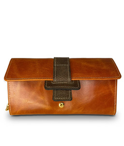 Fashionable Women Multifunctional Long Triple Fold Flip Wallets Genuine Leather Purse <b>Ladies</b> <b>Card</b> <b>Holder</b> Cash Envelope Wallet - Product Image 2