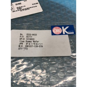 ULVAC 1019633 <b>DUMMY</b> WAFER, 155971 - Trusted Global Legacy Semiconductor Equipment and Parts at - Product Image 3