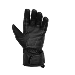 Gants en cuir pour hommes, pour le cyclisme, l'hiver, fermeture à boucle et à crochet, sangle de poignet réglable - Product Image 2