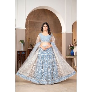 Diseñador Performance Wear Beautiful Sequence Work Party Lehenga Choli - Product Image 6