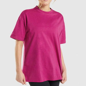 T-shirts amples pour femmes de style urbain moderne et élégant, décontractés, grande taille, avec épaules tombantes, matière légère pour l'été - Product Image 1