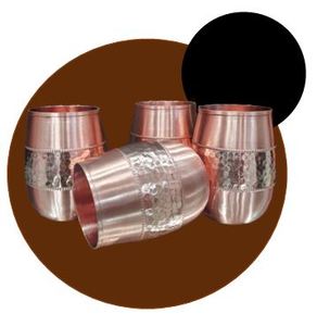 Premium <b>Copper</b> <b>Table</b> Glass Set Elegant Drinking Tumblers for Home and Gift Market - Product Image 1