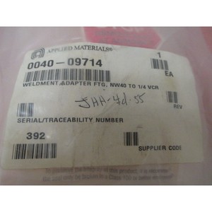 2 AMAT 0040-09714 WELDMENT,ADAPTER FTG, NW40 TO - อุปกรณ์และชิ้นส่วนเซมิคอนดักเตอร์ระดับโลกที่เชื่อถือได้ - Product Image 3