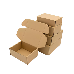 กล่องไปรษณีย์คราฟท์รีไซเคิลได้ ขนาดตามสั่ง พิมพ์โลโก้ได้ MOQ ต่ำ ขายส่ง - Product Image 2