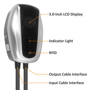 Cargador de Pared para Vehículos Eléctricos Tipo 2, Directo de Fábrica, OEM, 7KW, Inteligente, para Hogar y Comercio, con Cable de 32amp y 5m - Product Image 4