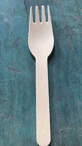 ส้อมไม้ใช้แล้วทิ้ง เป็นมิตรกับสิ่งแวดล้อม ย่อยสลายได้ทางชีวภาพ - ส้อมไม้ธรรมชาติสำหรับงานเลี้ยง จัดเลี้ยงนอกสถานที่ และอาหารแบบซื้อกลับบ้าน - Product Image 2