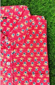 Wholesale Men's Cotton Jaipuri Casual Shirts Anti-Wrinkle Breathable Quick Dry High Quality Summer Short Sleeve - Product Image 2