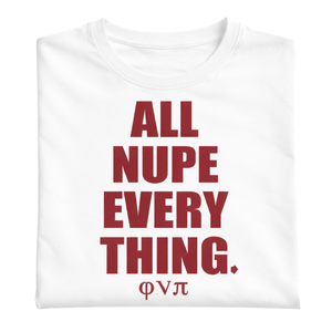 Camiseta Kappa Alpha Psi All Nupe Every Thing Blanca, Ropa de Fraternidad Griega con Diseño Atrevido, Comodidad Premium y Ajuste Elegante - Product Image 6