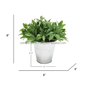 Vase à fleurs en métal fait main de luxe pour la décoration intérieure moderne Pot floral écologique par Zahid Exports pour un usage domestique - Product Image 5