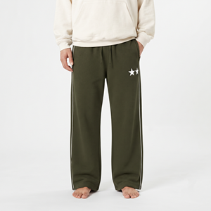 Pantalon de survêtement ample pour homme avec motif étoile, longueur intégrale, décontracté, athlétique, streetwear, jogger - Product Image 2