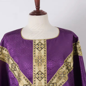 Túnicas de Iglesia de Alta Calidad con Detalles Bordados a Mano, Túnicas de Iglesia Económicas con Material Transpirable y Cómodo - Product Image 3