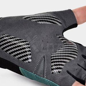 Guantes de Ciclismo de Medio Dedo Acolchados y Suaves, Tejido Transpirable que Brinda un Ajuste Cómodo a la Mano, Absorción de Impactos, Antideslizantes y Ligeros - Product Image 4