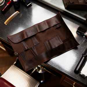 Étui en cuir pour ciseaux de barbier, pochette professionnelle pour outils de coiffeur, étui réglable pour ciseaux à fixer à la ceinture, anti-odeur, décontracté LBSP-0005 - Product Image 2