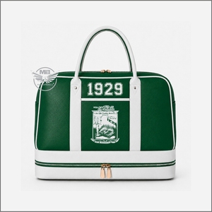 Nouveau sac de voyage personnalisé Iota phi lambda vert et blanc avec fermeture éclair 1929 - Product Image 1