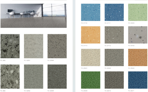 Revêtement de sol multicouche hétérogène en vinyle PVC pour l'intérieur de 2mm à 3mm d'épaisseur (y compris une couche d'usure de 0.5mm à 0.7mm) - Product Image 6