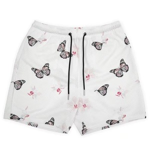 <b>Men</b> Printed Polyester Swim <b>Trunks</b> Regular Fit Quick Dry Drawstring Shorts Artwork Design - Product Image 3