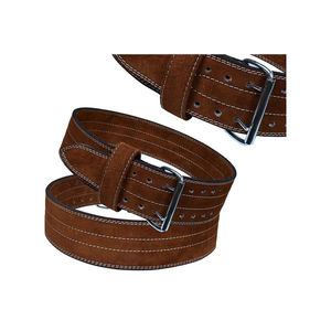 Cinturón de Levantamiento de Pesas de Alta Calidad, Hebilla de Cuero Genuino Suave, Cinturón de Levantamiento de Pesas para Adultos, OEM - Product Image 2