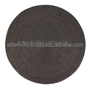 Napperons ronds en jute tressée fabriqués à la main Tapis de salle à manger écologiques pour restaurants cafés et décoration intérieure - Product Image 4