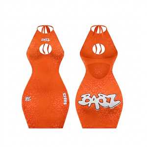 Combinaison sans manches à col halter vert pour femme avec détail perforé, extensible en spandex/polyester, séchage rapide, respirante, pour l'été - Product Image 4