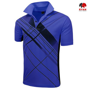 เสื้อโปโลดีไซน์สั่งทำพิเศษสำหรับผู้ชาย ยี่ห้อ Ryan Pro Gear พร้อมโลโก้สั่งทำ ออกแบบ ODM เสื้อผ้าลำลอง - Product Image 1