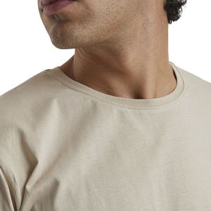 Custom Wholesale OEM ODM <b>Men</b> Knitted O Neck T <b>Shirt</b> <b>Silk</b> Screen Print Breathable Eco Friendly Casual Tee - Product Image 3