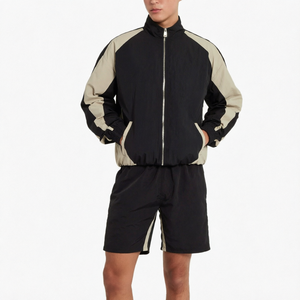 Traje de Dos Piezas para Hombre, Pantalones y Chaqueta de Pana Sólida Transpirable, Manga Larga, Casual, para Adultos, Primavera-Otoño - Product Image 5