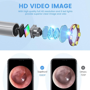 Otoscope chirurgical manuel en acier inoxydable pour examen médical de l'oreille, conçu pour l'évaluation du conduit auditif en milieu hospitalier - Product Image 3