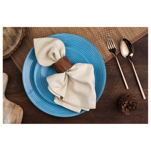 Nouveauté : Anneaux de serviette en bois pour table, design 2026, accessoires de table pour fêtes et événements - Product Image 3