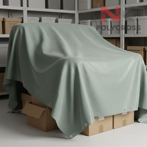 Bâche en PE légère 50 GSM en rouleau, imperméable et résistante aux UV, pour serres, stockage extérieur et applications de transport - Product Image 5