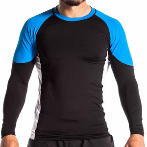 เสื้อรัดกล้ามเนื้อสำหรับผู้ชายสำหรับกีฬากราปลิง บีเจเจ เอ็มเอ็มเอ ช่วยเพิ่มแรงกด ควบคุมการยืดหยุ่น ทนทาน ผลิตจากโพลีเอสเตอร์ 100% ระบายอากาศได้ดี แห้งเร็ว - Product Image 1