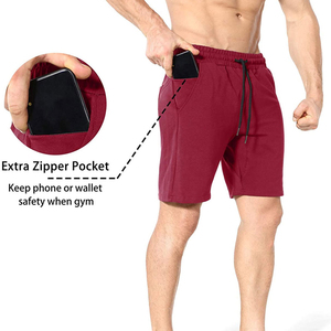 Pantalones Cortos Deportivos para Hombre, Diseño Nuevo, Verano, Elásticos, Impermeables, Transpirables, 100% Poliéster, para Correr, Fitness y Atletismo - Product Image 2