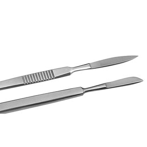 Manche de scalpel chirurgical en acier inoxydable léger et durable, support de lame détachable, manuel, très vendu - Product Image 1