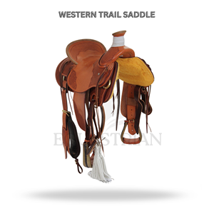 Selle de randonnée western, équipement d'équitation - Product Image 2