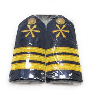 Épaulette de grade de pilote brodée en 3D, personnalisée, de qualité supérieure, durable, faite à la main, en tissu toile textile à coudre - Product Image 6