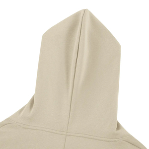 เสื้อฮู้ดดี้ทรงบ็อกซี่ผ้าฟลีซสองชั้น ดีไซน์แบบปะติดปะต่อ ซิปซ่อน กระเป๋าตาข่ายระบายอากาศ - Product Image 4