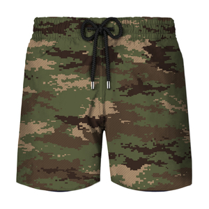 Shorts de bain d'été pour hommes en gros, imprimé 3D, séchage rapide, respirant, taille mi-haute, toile écologique imperméable, personnalisable - Product Image 3