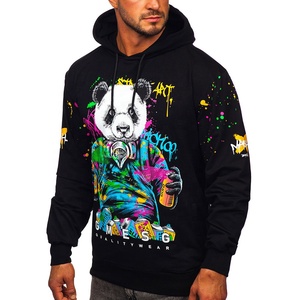 High Quality OEM <b>Plain</b> Heavyweight Fleece Logo Printed Cotton Oversize Custom Unisex <b>Hoodies</b> <b>Mens</b> <b>Plain</b> <b>Hoodies</b> - Product Image 2