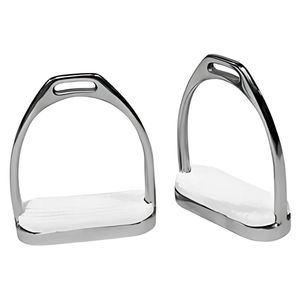Étriers d'équitation Tuyau de selle Étrier de sécurité Acier inoxydable Protection d'équitation anglaise Selle Genou Cheville Soulagement de la douleur - Product Image 3