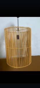 Lámpara colgante de ratán de forma redonda, estilo bohemio, hecha a mano, luz de techo, decoración interior para sala de estar, decoración del hogar - Product Image 2